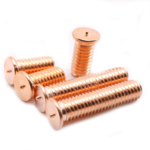 M6 M8 M10 Inch size 1/2" Brass Custom steel copper plated weld stud